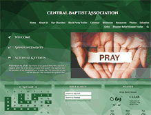 Tablet Screenshot of centralbaptistassociation.org